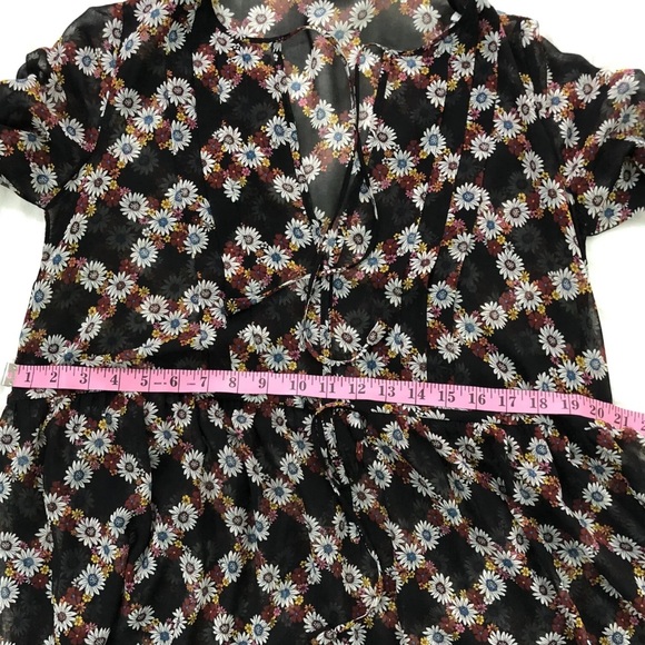 Sandro Paris Sheer Floral Dress - Picture 14 of 15